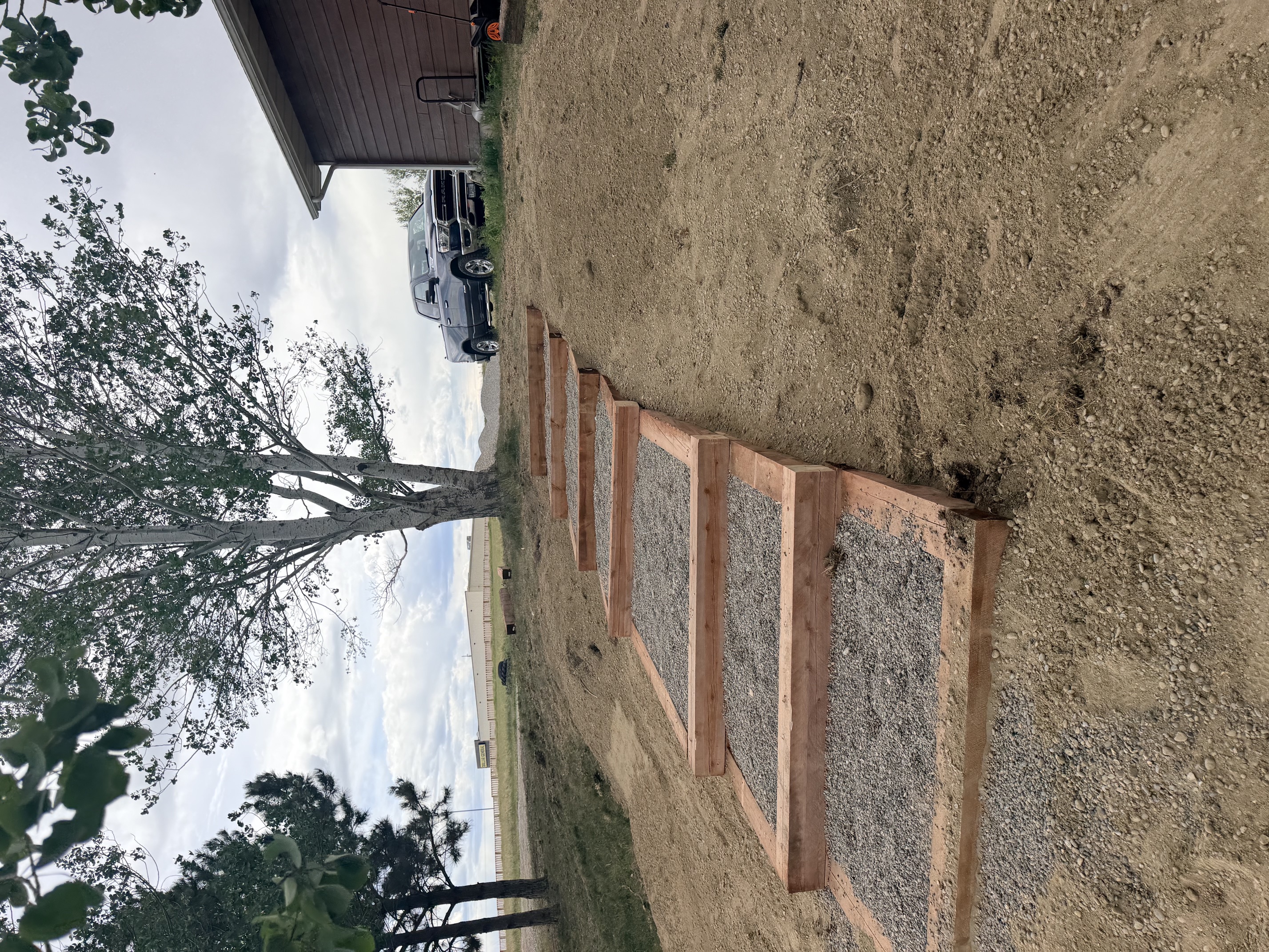 Custom timber pathway